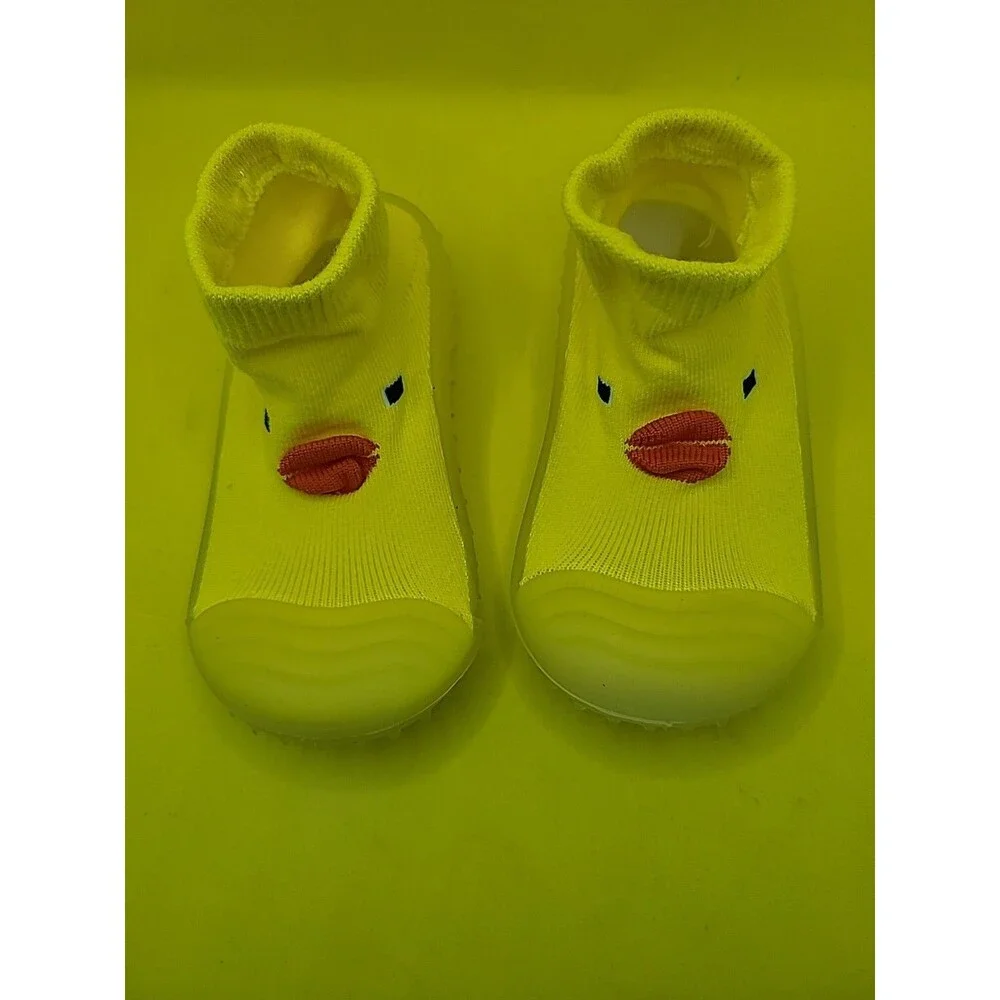 Toddler Shoes Boys And Girls Baby Floor Socks Cartoon Duck Non Slip Comfortable